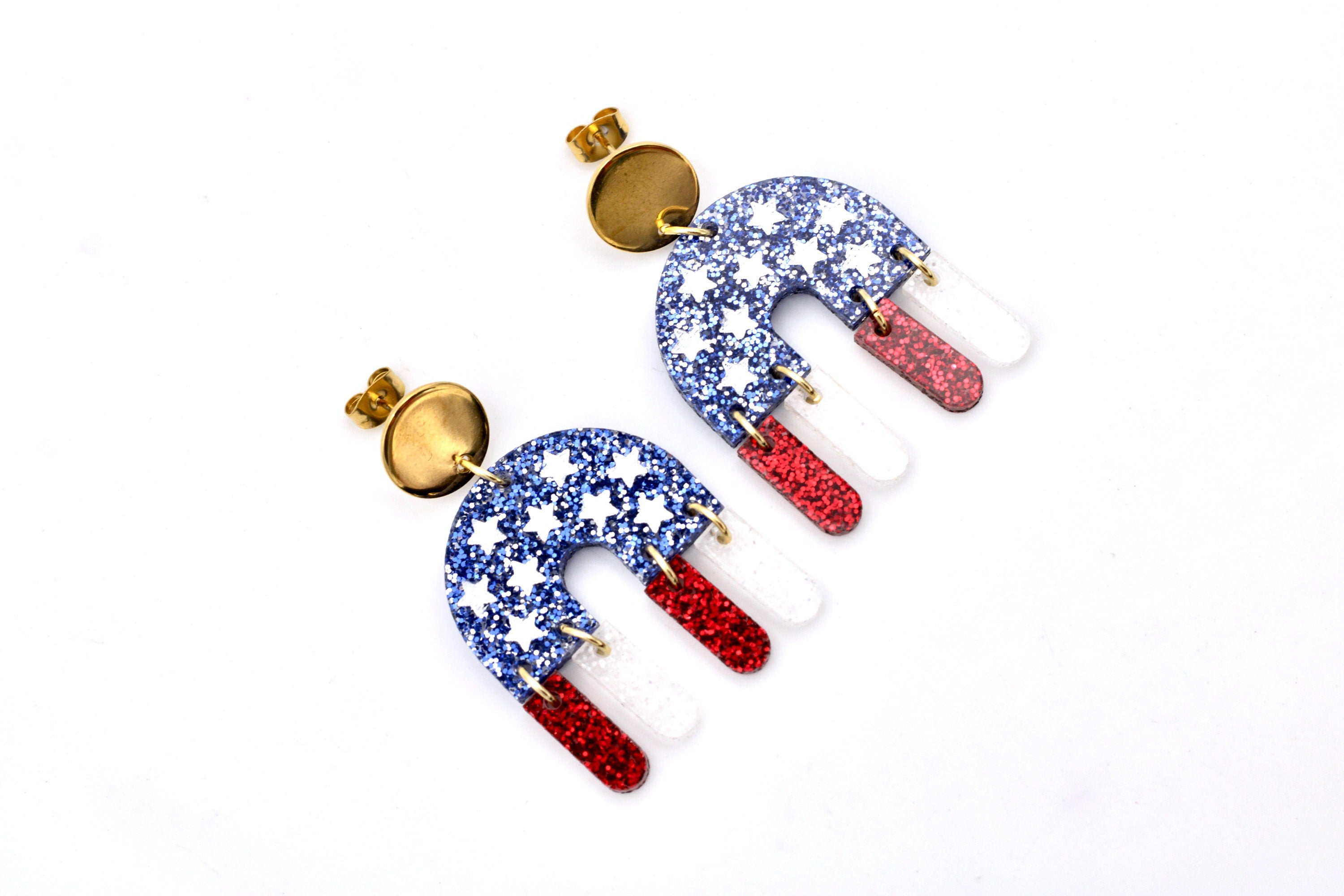 Patriotic Arch Earrings