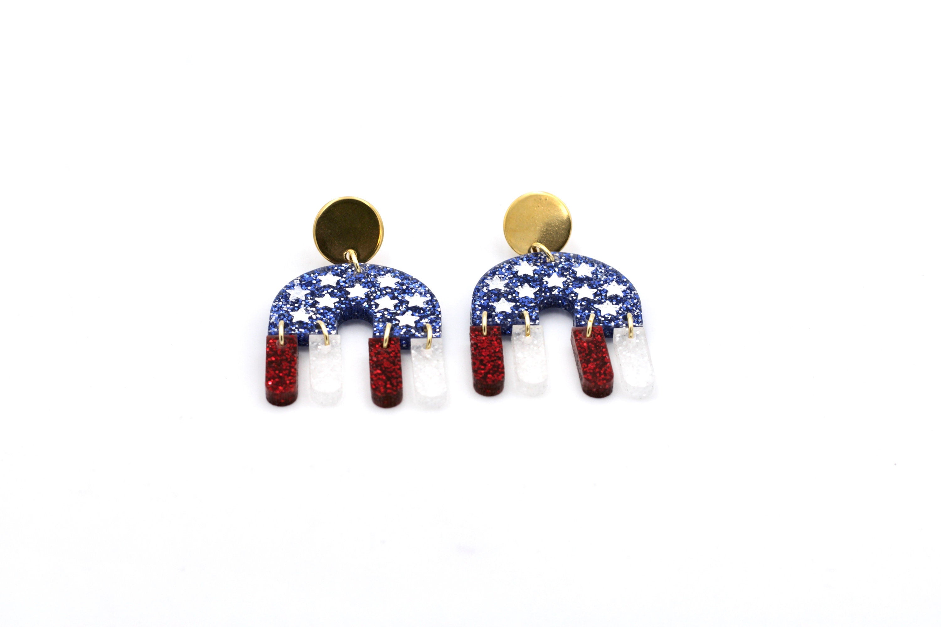 Patriotic Arch Earrings