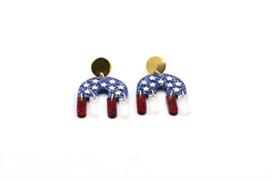 Patriotic Arch Earrings