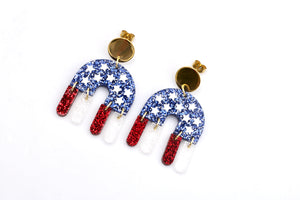 Patriotic Arch Earrings