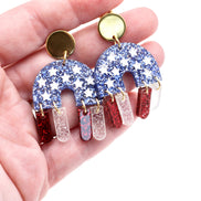 Patriotic Arch Earrings