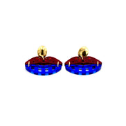 Patriotic Lips Earrings