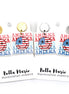 Smiley Face America Earrings