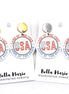 Land of the Free Earrings