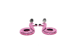 Flamingo Floatie Earrings