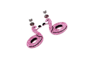 Flamingo Floatie Earrings