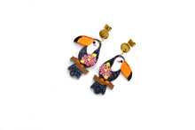 Load image into Gallery viewer, Toucan Earrings
