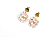 Load image into Gallery viewer, Floral Nurse Earrings
