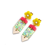 Glitter Pencil Earrings