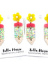 Glitter Pencil Earrings