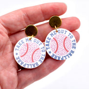 Take Me Out to the Ballpark Earrings