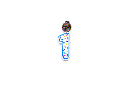 Birthday Number Candle Earrings