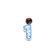 Birthday Number Candle Earrings
