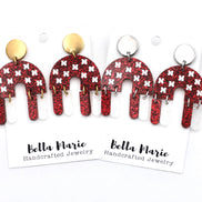 Husker Fringe Earrings