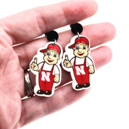 Nebraska Lil Red Earrings