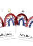 Patriotic Rainbow Earrings