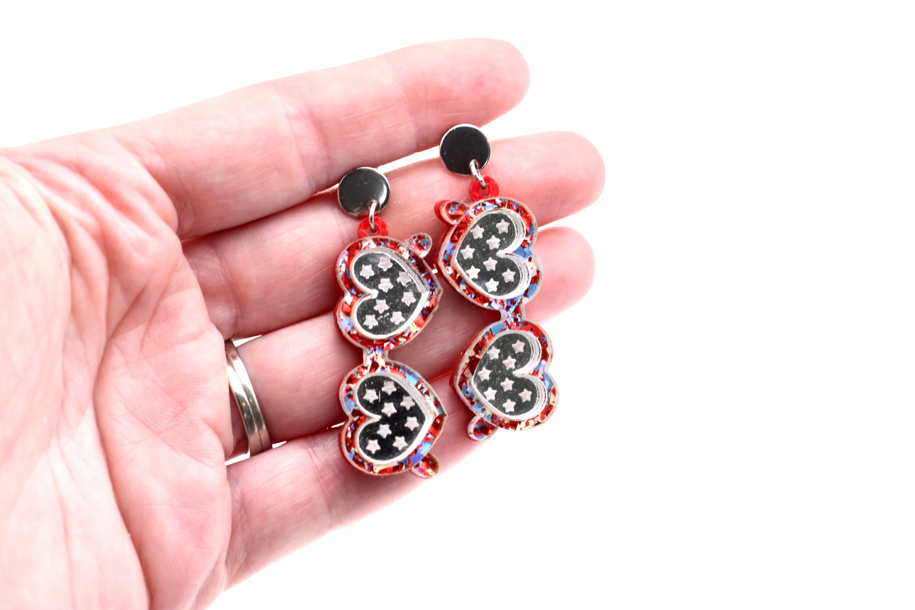 Patriotic Sunglasses Earrings
