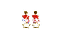 Load image into Gallery viewer, 4th of July Star Earrings
