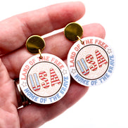 Land of the Free Earrings