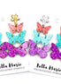 Glitter Butterfly Earrings