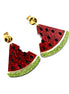 Glitter Watermelon Earrings