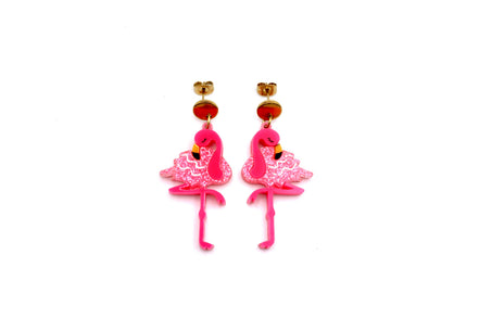 Flamingo Earrings