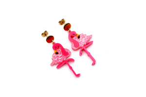 Flamingo Earrings