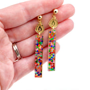Birthday Candle Earrings