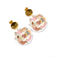 Floral Nurse Earrings