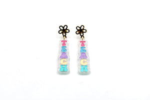 Pastel Teach Earrings