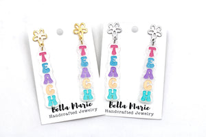 Pastel Teach Earrings