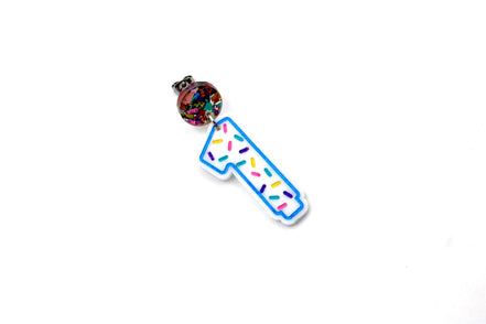 Birthday Number Candle Earrings