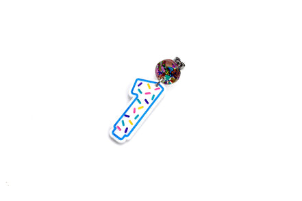 Birthday Number Candle Earrings