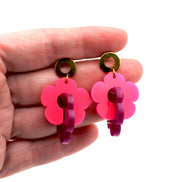 Flower Link Earrings