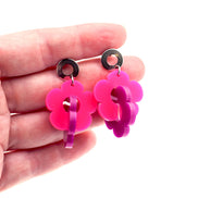 Flower Link Earrings