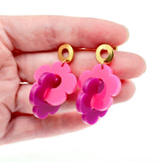 Flower Link Earrings