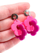 Flower Link Earrings