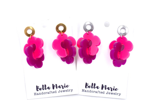 Flower Link Earrings