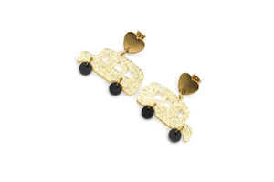 School Bus Earrings