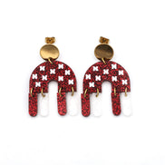 Husker Fringe Earrings