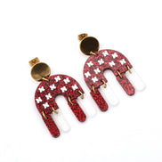 Husker Fringe Earrings
