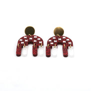 Husker Fringe Earrings