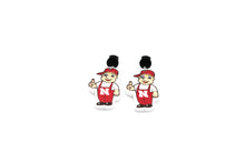 Load image into Gallery viewer, Nebraska Lil Red Earrings
