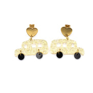 School Bus Earrings