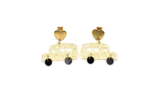 School Bus Earrings