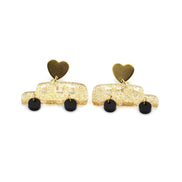 School Bus Earrings