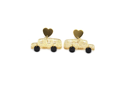 School Bus Earrings