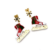 Ice Skate Earrings
