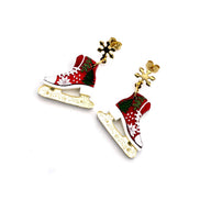 Ice Skate Earrings