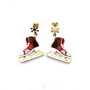 Ice Skate Earrings